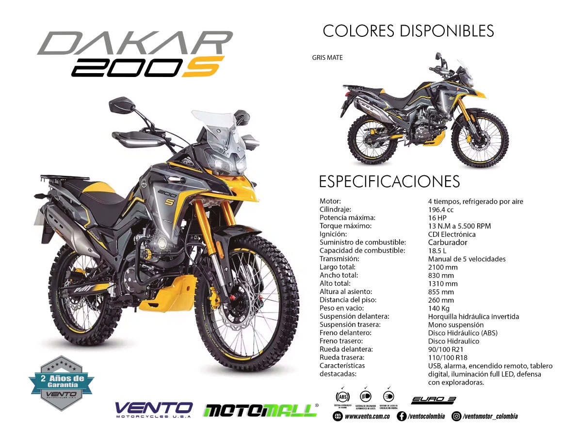 VENTO DAKAR 200 - Imagen 3
