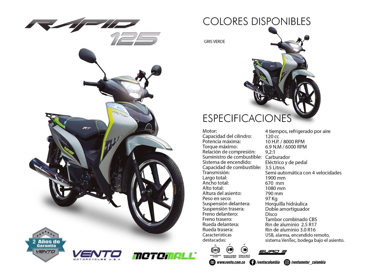 VENTO RAPID 125 - Imagen 16